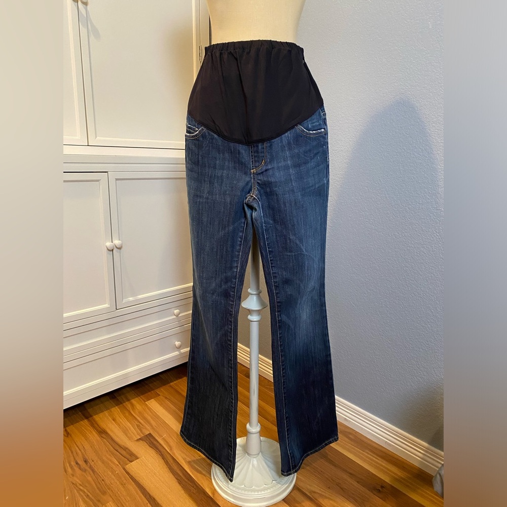 Citizens Of Humanity Dark Blue Boot Cut Maternity Pants